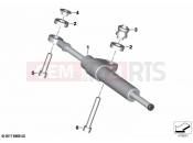 BMW Motorrad BMW 2020 F models F 900 R (0K11, 0K13) Steering damper | Steering damper