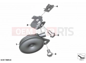 BMW Motorrad BMW 2020 F models F 900 R (0K11, 0K13) Horn | Horn
