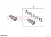 BMW Motorrad BMW 2020 F models F 900 R (0K11, 0K13) Lock cylinder | Lock cylinder