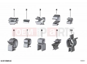 BMW Motorrad BMW 2020 F models F 900 R (0K11, 0K13) Retaining clips, cable clip | Retaining clips, cable clip