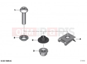 BMW Motorrad BMW 2020 F models F 900 R (0K11, 0K13) Mounting yaw sensor | Mounting yaw sensor