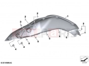 BMW Motorrad BMW 2020 F models F 900 R (0K14) Fairing side panel, front | Fairing side panel, front