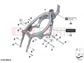 BMW Motorrad BMW 2020 F models F 900 R (0K14) Front frame | Front frame