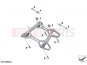 BMW Motorrad BMW 2020 F models F 900 R (0K14) Case holder 2 | Case holder 2