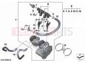 BMW Motorrad BMW 2020 F models F 900 R (0K14) Throttle valve and operation | Throttle valve and operation