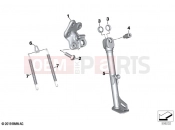 BMW Motorrad BMW 2021 F models F 900 R A2 (0K31) Side stand | Side stand