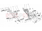 FOOTREST » FRAME - Ducati Monster 750 Dark City 1999