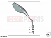 BMW Motorrad BMW 2021 F models F 900 R A2 (0K31) Mirror | Mirror