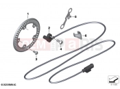 BMW Motorrad BMW 2021 F models F 900 R A2 (0K31) Speed sensor, front | Speed sensor, front