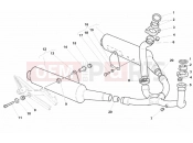 EXHAUST SYSTEM » EXHAUST SYSTEM - Ducati Monster 750 Dark City 1999
