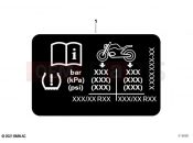 BMW Motorrad BMW 2021 K models K 1600 Bagger 22 (0F61, 0F63) Label 