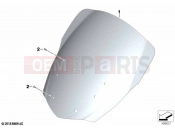 BMW Motorrad BMW 2021 K models K 1600 Bagger 22 (0F61, 0F63) Windshield, comfort | Windshield, comfort