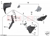 BMW Motorrad BMW 2021 K models K 1600 Bagger 22 (0F61, 0F63) Set cover for frame | Set cover for frame