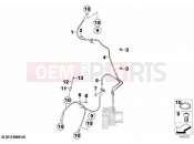 BMW Motorrad BMW 2021 K models K 1600 Bagger 22 (0F61, 0F63) Brake pipe, front | Brake pipe, front