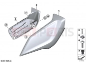 BMW Motorrad BMW 2021 K models K 1600 Bagger 22 (0F61, 0F63) Slipstream deflector | Slipstream deflector