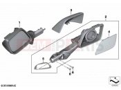 BMW Motorrad BMW 2021 K models K 1600 Bagger 22 (0F61, 0F63) Mirror | Mirror