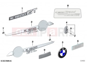 BMW Motorrad BMW 2021 K models K 1600 Bagger 22 (0F61, 0F63) Lettering | Lettering