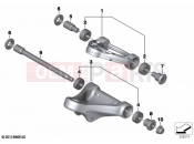 BMW Motorrad BMW 2021 K models K 1600 Bagger 22 (0F61, 0F63) Trailing arm | Trailing arm