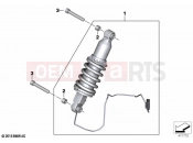 BMW Motorrad BMW 2021 K models K 1600 Bagger 22 (0F61, 0F63) Spring strut ESA front | Spring strut ESA front