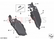BMW Motorrad BMW 2021 K models K 1600 Bagger 22 (0F61, 0F63) Storage compartment | Storage compartment
