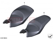 BMW Motorrad BMW 2021 K models K 1600 Bagger 22 (0F61, 0F63) Seat bench 2 | Seat bench 2