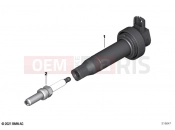 BMW Motorrad BMW 2021 K models K 1600 Bagger 22 (0F61, 0F63) Ignition coil / spark plug | Ignition coil / spark plug