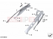 Tail trim | Tail trim - BMW Motorrad K 1600 GT 17 (0F01, 0F11) 2021