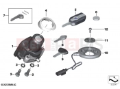 Radio-controlled locking system | Radio-controlled locking system - BMW Motorrad K 1600 GT 17 (0F01, 0F11) 2021