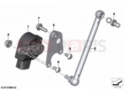 Level sensor, front | Level sensor, front - BMW Motorrad K 1600 GT 17 (0F01, 0F11) 2021