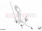 Antenna audio system | Antenna audio system - BMW Motorrad K 1600 GT 17 (0F01, 0F11) 2021