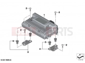 Control unit, audio system | Control unit, audio system - BMW Motorrad K 1600 GT 17 (0F01, 0F11) 2021