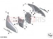 BMW Motorrad BMW 2021 R models R 18 B (0L31, 0L33) Side cover | Side cover