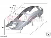 BMW Motorrad BMW 2021 R models R 18 B (0L31, 0L33) Rear frame | Rear frame