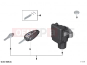 BMW Motorrad BMW 2021 R models R 18 B (0L31, 0L33) Single key locking system Keyless Ride | Single key locking system Keyless Ride