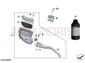 BMW Motorrad BMW 2021 R models R 18 B (0L31, 0L33) Clutch control assembly fitting | Clutch control assembly fitting