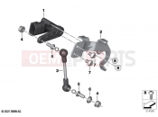 BMW Motorrad BMW 2021 R models R 18 B (0L31, 0L33) Level sensor, rear | Level sensor, rear
