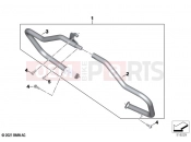 BMW Motorrad BMW 2021 R models R 18 B (0L31, 0L33) Engine protection bar | Engine protection bar