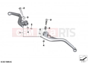 BMW Motorrad BMW 2021 R models R 18 B (0L31, 0L33) Hand lever adjustable | Hand lever adjustable