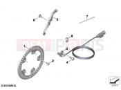 BMW Motorrad BMW 2021 R models R 18 B (0L31, 0L33) Speed sensor, front | Speed sensor, front