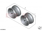 BMW Motorrad BMW 2021 R models R 18 B (0L31, 0L33) End cap rear silencer | End cap rear silencer