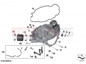 BMW Motorrad BMW 2021 R models R 18 B (0L31, 0L33) Intake silencer, bottom | Intake silencer, bottom