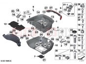 Topcase bottom section 2 | Topcase bottom section 2 - BMW Motorrad R 18 Transcont. (0L41, 0L43) 2021