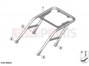 Topcase carrier | Topcase carrier - BMW Motorrad R 18 Transcont. (0L41, 0L43) 2021