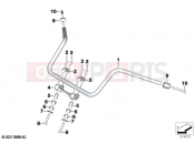 Motorcycle handlebar | Motorcycle handlebar - BMW Motorrad R 18 Transcont. (0L41, 0L43) 2021