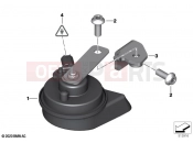 Horn | Horn - BMW Motorrad R 18 Transcont. (0L41, 0L43) 2021