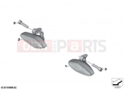 LED turn indicators front 2 | LED turn indicators front 2 - BMW Motorrad R 18 Transcont. (0L41, 0L43) 2021