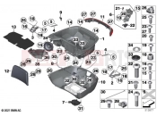 Topcase bottom section 2 | Topcase bottom section 2 - BMW Motorrad R 18 Transcont. (0L41, 0L43) 2021