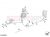 Brake lines, front 2 | Brake lines, front 2 - BMW Motorrad R 18 Transcont. (0L41, 0L43) 2021