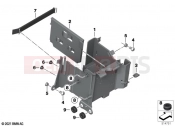 Battery tray | Battery tray - BMW Motorrad R 18 Transcont. (0L41, 0L43) 2021