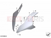 Upper trim section | Upper trim section - BMW Motorrad S 1000 RR 19 (0E21, 0E23) 2020